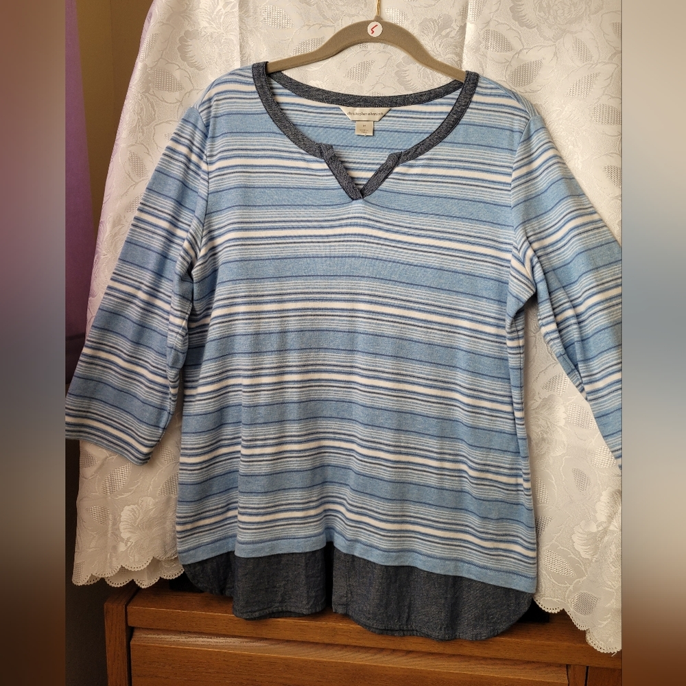 BUY 2 get 1 FREE (SEE DETAILS), Christopher & Banks shirt, (308)